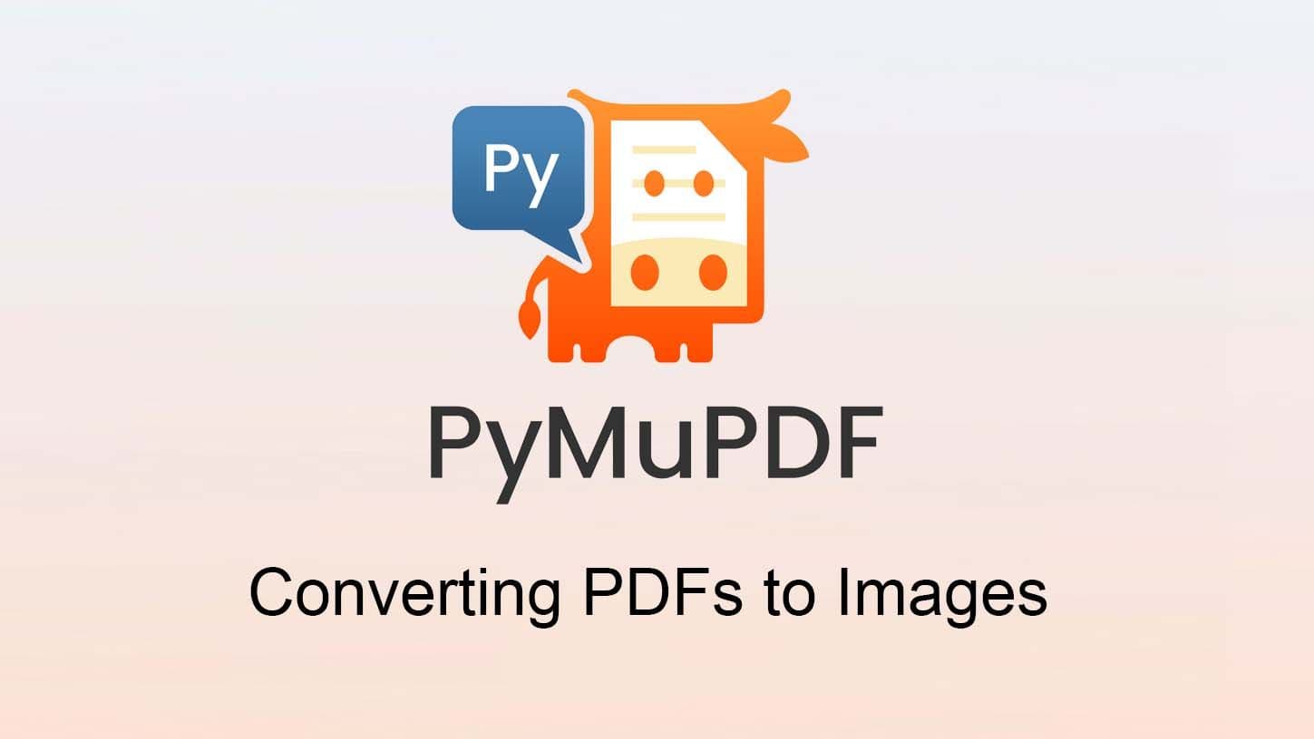 Converting PDFs to Images with PyMuPDF
